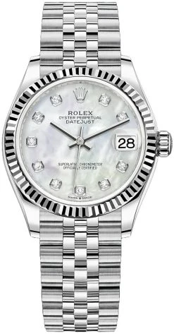 Rolex Datejust 31mm Stainless Steel 278274 MOP Diamond Jubilee
