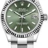 Rolex Datejust 31mm Stainless Steel 278274 Mint Green Index Oyster -Omega Shop 278274 Mint Green Index Oyster