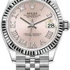 Rolex Datejust 31mm Stainless Steel 278274 Pink Roman Jubilee