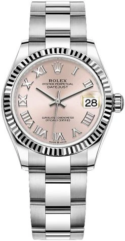 Rolex Datejust 31mm Stainless Steel 278274 Pink Roman Oyster