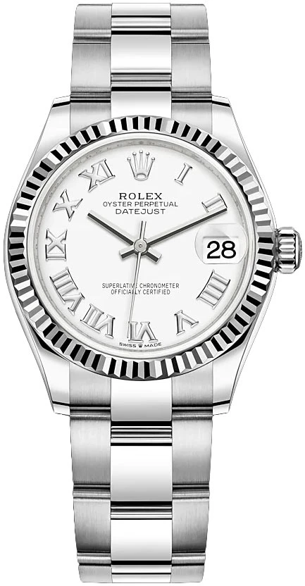 Rolex Datejust 31mm Stainless Steel 278274 White Roman Oyster Rolex Datejust 31mm Stainless Steel 278274 White Roman Oyster -Omega Shop 278274 White Roman Oyster