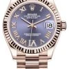 Rolex Datejust 31mm Everose Gold 278275 Aubergine VI Roman President -Omega Shop 278275 Aubergine VI Roman President