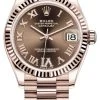 Rolex Datejust 31mm Everose Gold 278275 Chocolate VI Roman President 2 Rolex Datejust 31mm Everose Gold 278275 Chocolate VI Roman President -Omega Shop 278275 Chocolate VI Roman President
