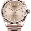 Rolex Datejust 31mm Everose Gold 278275 Gold Diamond President -Omega Shop 278275 Gold Diamond President