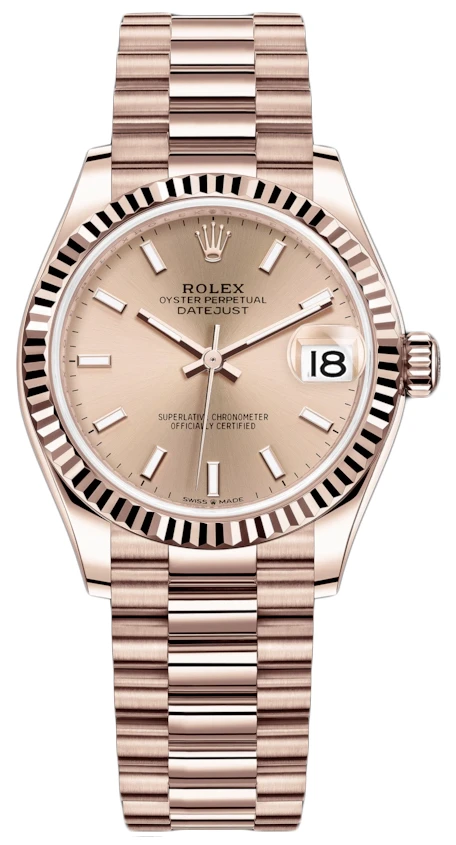 Rolex Datejust 31mm Everose Gold 278275 Gold Index President Rolex Datejust 31mm Everose Gold 278275 Gold Index President -Omega Shop
