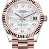 Rolex Datejust 31mm Everose Gold 278275 MOP Diamond President -Omega Shop 278275 MOP Diamond President