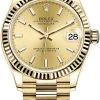 Rolex Datejust 31mm Yellow Gold 278278 Champagne Index President 2 Rolex Datejust 31mm Yellow Gold 278278 Champagne Index President -Omega Shop 278278 Champagne Index President