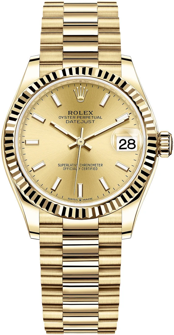 Rolex Datejust 31mm Yellow Gold 278278 Champagne Index President Rolex Datejust 31mm Yellow Gold 278278 Champagne Index President -Omega Shop 278278 Champagne Index President