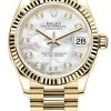 Rolex Datejust 31mm Yellow Gold 278278 MOP Diamond President -Omega Shop 278278 MOP Diamond President