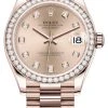 Rolex Datejust 31mm Everose Gold 278285rbr Gold Diamond President -Omega Shop 278285rbr Gold Diamond President