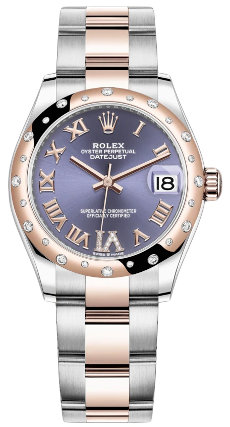 Rolex Datejust 31mm Stainless Steel and Rose Gold 278341rbr Aubergine VI Roman Oyster Rolex Datejust 31mm Stainless Steel And Rose Gold 278341rbr Aubergine VI Roman Oyster -Omega Shop 278341rbr Aubergine Roman VI Oyster