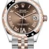Rolex Datejust 31mm Stainless Steel And Rose Gold 278341rbr Chocolate VI Roman Jubilee -Omega Shop 278341rbr Chocolate Roman VI Jubilee