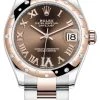 Rolex Datejust 31mm Stainless Steel And Rose Gold 278341rbr Chocolate VI Roman Oyster 2 Rolex Datejust 31mm Stainless Steel And Rose Gold 278341rbr Chocolate VI Roman Oyster -Omega Shop 278341rbr Chocolate Roman VI Oyster