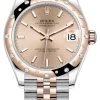 Rolex Datejust 31mm Stainless Steel And Rose Gold 278341rbr Rose Index Jubilee -Omega Shop 278341rbr Gold Index Jubilee 1