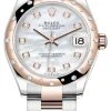 Rolex Datejust 31mm Stainless Steel And Rose Gold 278341rbr MOP Diamond Oyster -Omega Shop 278341rbr MOP Diamond Oyster