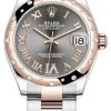 Rolex Datejust 31mm Stainless Steel And Rose Gold 278341rbr Rhodium VI Roman Oyster -Omega Shop 278341rbr Rhodium Roman VI Oyster