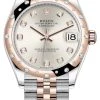 Rolex Datejust 31mm Stainless Steel And Rose Gold 278341rbr Silver Diamond Jubilee -Omega Shop 278341rbr Silver Diamond Jubilee