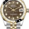 Rolex Datejust 31mm Stainless Steel And Yellow Gold 278343rbr Black MOP Diamond Jubilee -Omega Shop 278343rbr Black MOP Diamond Jubilee m278343rbr 0024