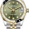 Rolex Datejust 31mm Stainless Steel And Yellow Gold 278343rbr Green Diamond Jubilee -Omega Shop 278343rbr Green Diamond Jubilee m278343rbr 0030