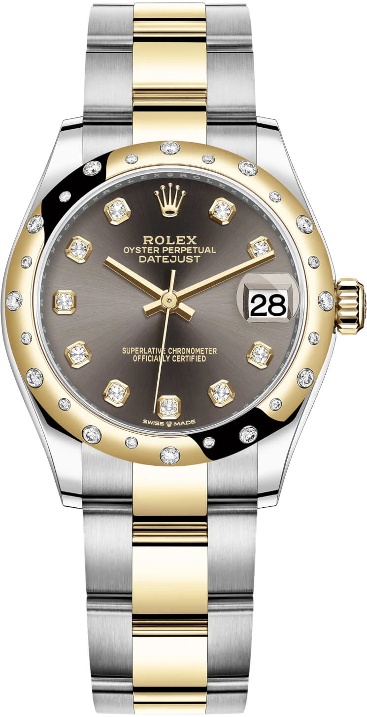 Rolex Datejust 31mm Stainless Steel and Yellow Gold 278343rbr Grey Diamond Oyster Rolex Datejust 31mm Stainless Steel And Yellow Gold 278343rbr Grey Diamond Oyster -Omega Shop 278343rbr Grey Diamond Oyster m278343rbr 0021