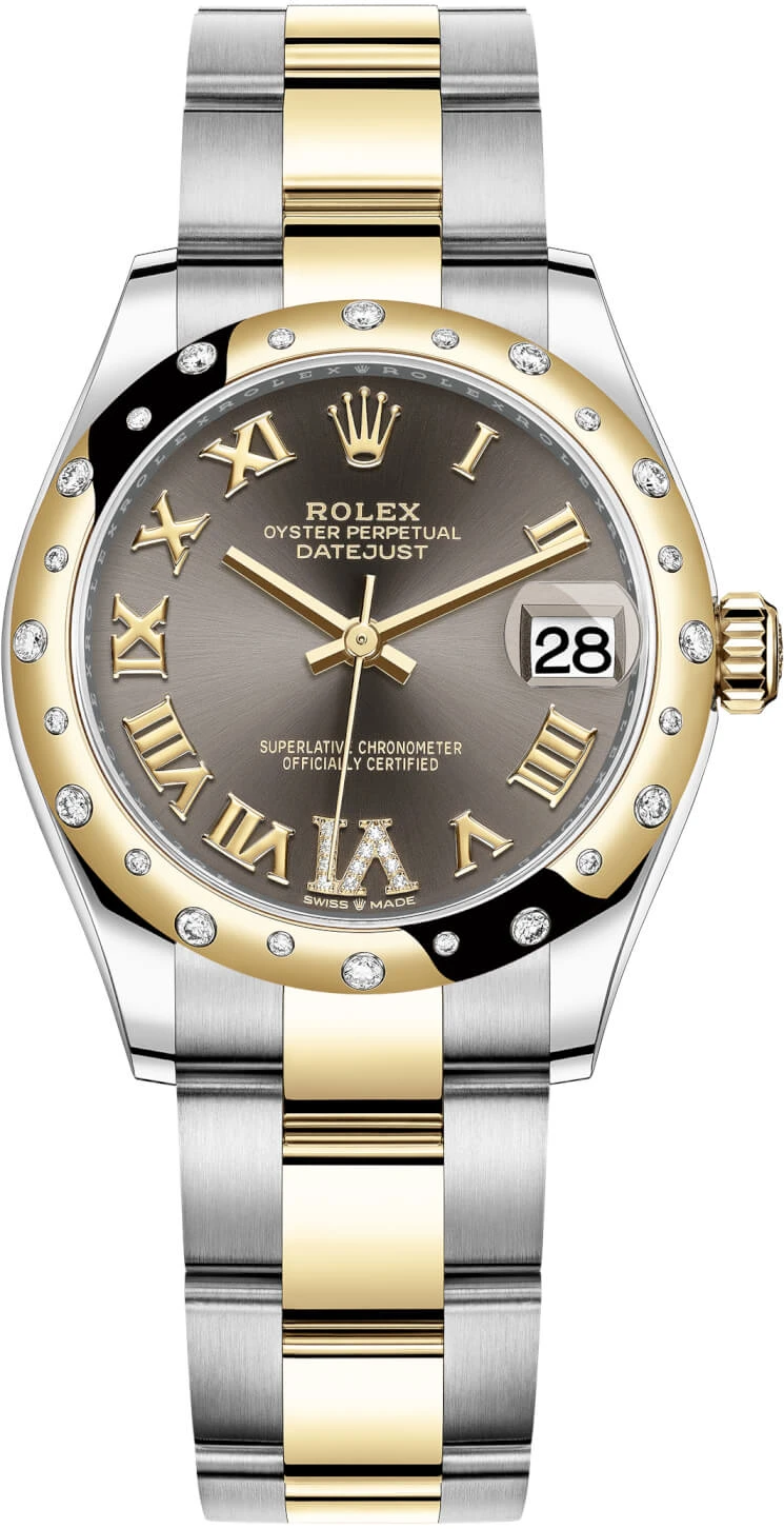 Rolex Datejust 31mm Stainless Steel and Yellow Gold 278343rbr Grey VI Roman Oyster Rolex Datejust 31mm Stainless Steel And Yellow Gold 278343rbr Grey VI Roman Oyster -Omega Shop 278343rbr Grey VI Roman Oyster m278343rbr 0017