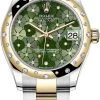 Rolex Datejust 31mm Stainless Steel And Yellow Gold 278343rbr Olive Green Floral Oyster 2 Rolex Datejust 31mm Stainless Steel And Yellow Gold 278343rbr Olive Green Floral Oyster -Omega Shop 278343rbr Olive Green Floral Oyster