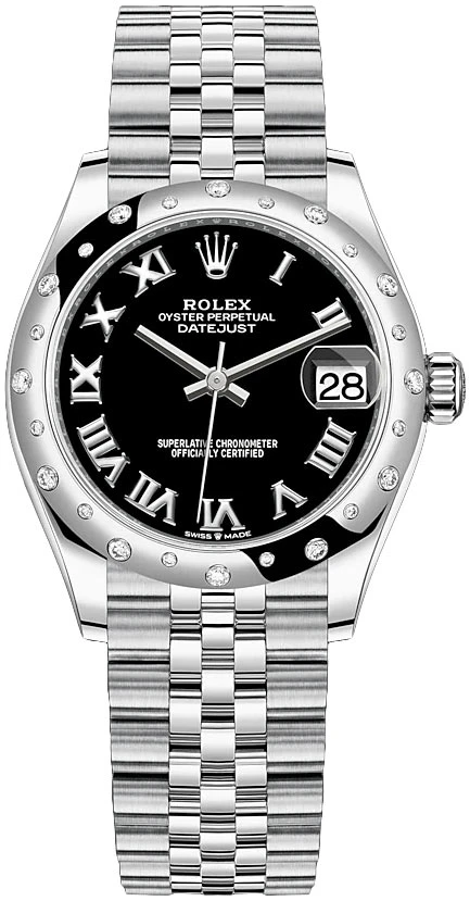 Rolex Datejust 31mm Stainless Steel 278344rbr Black Roman Jubilee Rolex Datejust 31mm Stainless Steel 278344rbr Black Roman Jubilee -Omega Shop 278344rbr Black Roman Jubilee