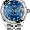 Rolex Datejust 31mm Stainless Steel 278344rbr Blue Roman Jubilee -Omega Shop 278344rbr Blue Roman Jubilee m278344rbr 0036