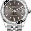 Rolex Datejust 31mm Stainless Steel 278344rbr Dark Grey Index Jubilee -Omega Shop 278344rbr Dark Grey Index Jubilee