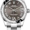 Rolex Datejust 31mm Stainless Steel 278344rbr Dark Grey VI Oyster -Omega Shop 278344rbr Dark Grey VI Oyster