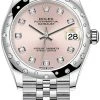 Rolex Datejust 31mm Stainless Steel 278344rbr Pink Diamond Jubilee -Omega Shop 278344rbr Pink Diamond Jubilee