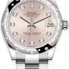 Rolex Datejust 31mm Stainless Steel 278344rbr Pink Diamond Oyster -Omega Shop 278344rbr Pink Diamond Oyster