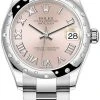Rolex Datejust 31mm Stainless Steel 278344rbr Pink Roman Oyster