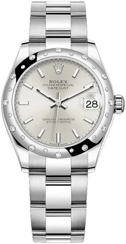 Rolex Datejust 31mm Stainless Steel 278344rbr Silver Index Oyster