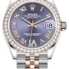 Rolex Datejust 31mm Stainless Steel And Rose Gold 278381rbr Aubergine VI Roman Jubilee -Omega Shop 278381rbr Aubergine VI Roman Jubilee