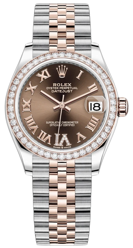 Rolex Datejust 31mm Stainless Steel and Rose Gold 278381rbr Chocolate VI Roman Jubilee Rolex Datejust 31mm Stainless Steel And Rose Gold 278381rbr Chocolate VI Roman Jubilee -Omega Shop 278381rbr Chocolate VI Roman Jubilee