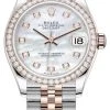 Rolex Datejust 31mm Stainless Steel And Rose Gold 278381rbr MOP Diamond Jubilee -Omega Shop 278381rbr MOP Diamond Jubilee