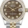 Rolex Datejust 31mm Stainless Steel And Yellow Gold 278383rbr Black MOP Diamond Jubilee -Omega Shop 278383rbr Black MOP Diamond Jubilee m278383rbr 0024