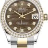 Rolex Datejust 31mm Stainless Steel And Yellow Gold 278383rbr Black MOP Diamond Oyster -Omega Shop 278383rbr Black MOP Diamond Oyster m278383rbr 0023