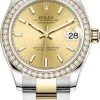Rolex Datejust 31mm Stainless Steel And Yellow Gold 278383rbr Champagne Index Oyster -Omega Shop 278383rbr Champagne Index Oyster m278383rbr 0013