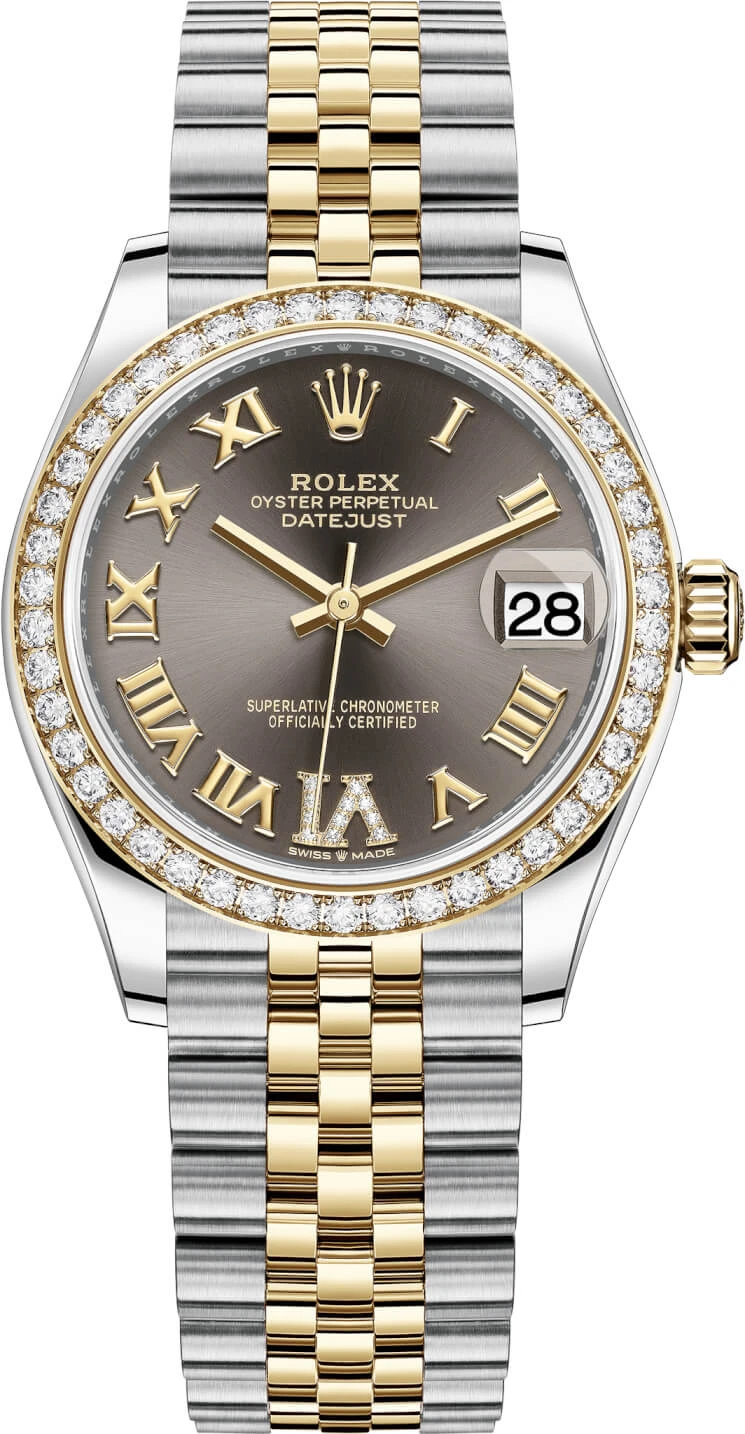 Rolex Datejust 31mm Stainless Steel and Yellow Gold 278383rbr Grey VI Roman Jubilee Rolex Datejust 31mm Stainless Steel And Yellow Gold 278383rbr Grey VI Roman Jubilee -Omega Shop 278383rbr Grey VI Roman Jubilee m278383rbr 0018