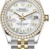 Rolex Datejust 31mm Stainless Steel And Yellow Gold 278383rbr MOP Diamond Jubilee