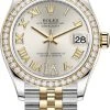 Rolex Datejust 31mm Stainless Steel And Yellow Gold 278383rbr Silver VI Roman Jubilee -Omega Shop 278383rbr Silver VI Roman Jubilee m278383rbr 0004