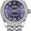 Rolex Datejust 31mm Stainless Steel 278384rbr Aubergine VI Jubilee -Omega Shop 278384rbr Aubergine VI Jubilee