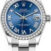 Rolex Datejust 31mm Stainless Steel 278384rbr Blue Roman Oyster -Omega Shop 278384rbr Blue Roman Oyster m278384rbr 0038