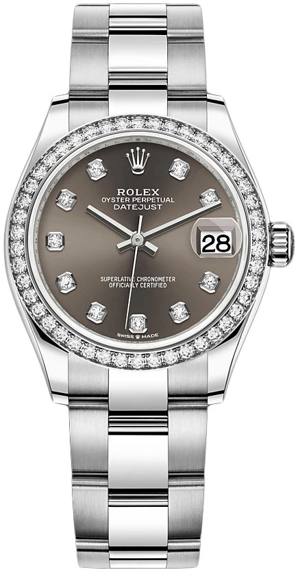 Rolex Datejust 31mm Stainless Steel 278384rbr Dark Grey Diamond Oyster Rolex Datejust 31mm Stainless Steel 278384rbr Dark Grey Diamond Oyster -Omega Shop 278384rbr Dark Grey Diamond Oyster