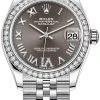 Rolex Datejust 31mm Stainless Steel 278384rbr Dark Grey VI Jubilee 1 Rolex Datejust 31mm Stainless Steel 278384rbr Dark Grey VI Jubilee -Omega Shop 278384rbr Dark Grey VI Jubilee