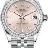 Rolex Datejust 31mm Stainless Steel 278384rbr Pink Index Jubilee -Omega Shop 278384rbr Pink Index Jubilee