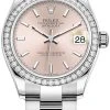 Rolex Datejust 31mm Stainless Steel 278384rbr Pink Index Oyster -Omega Shop 278384rbr Pink Index Oyster