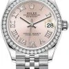 Rolex Datejust 31mm Stainless Steel 278384rbr Pink Roman Jubilee -Omega Shop 278384rbr Pink Roman Jubilee